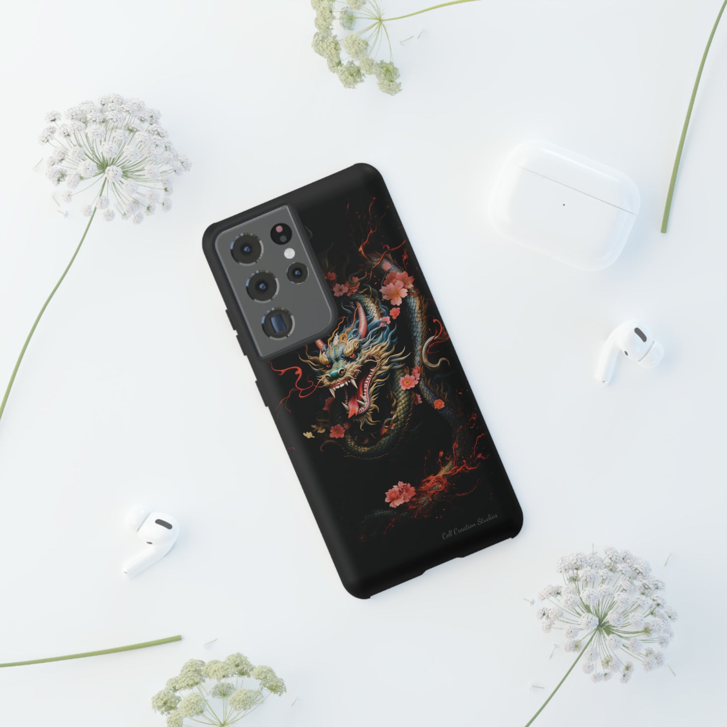 Introducing the "Mystical Japanese Dragon" Cell Phone Case – Unleash the Dragon's Power -Tough Cases