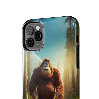 The "Trail Trekker" Bigfoot Cartoon Phone Case -Tough Phone Cases