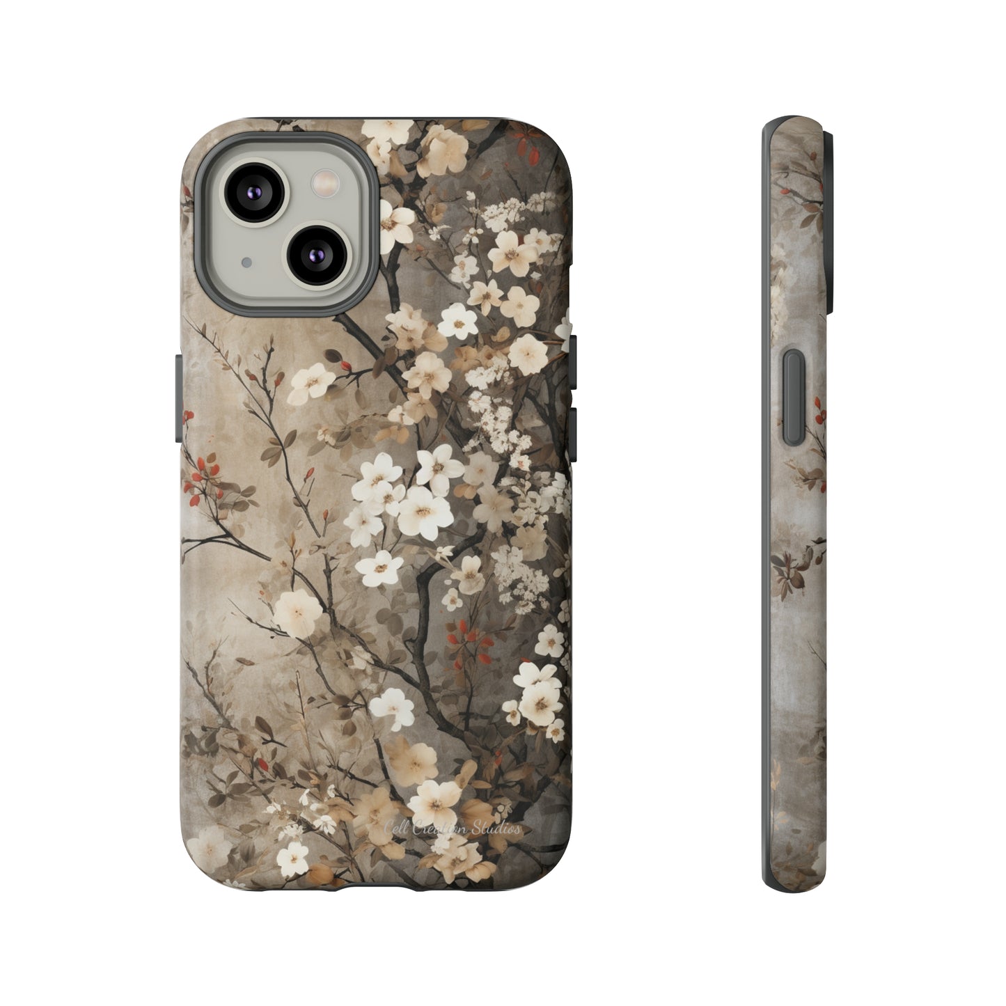 "Whimsical Blooms" -Tough iPhone Cases