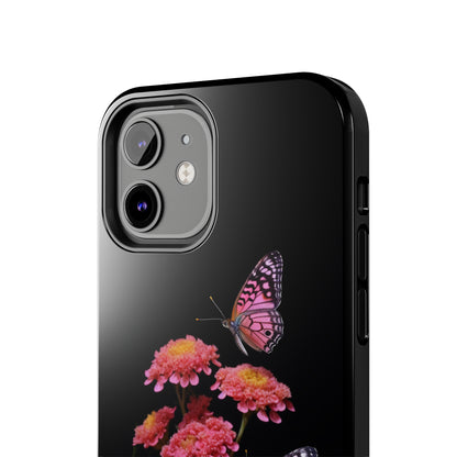 "Achillea Desert Eve Deep Rose & Butterfly" Phone Case -Tough Phone Cases