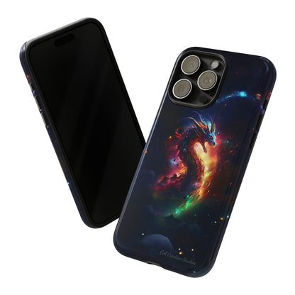 "Cosmic Dragon Unleashed" -Tough iPhone Cases