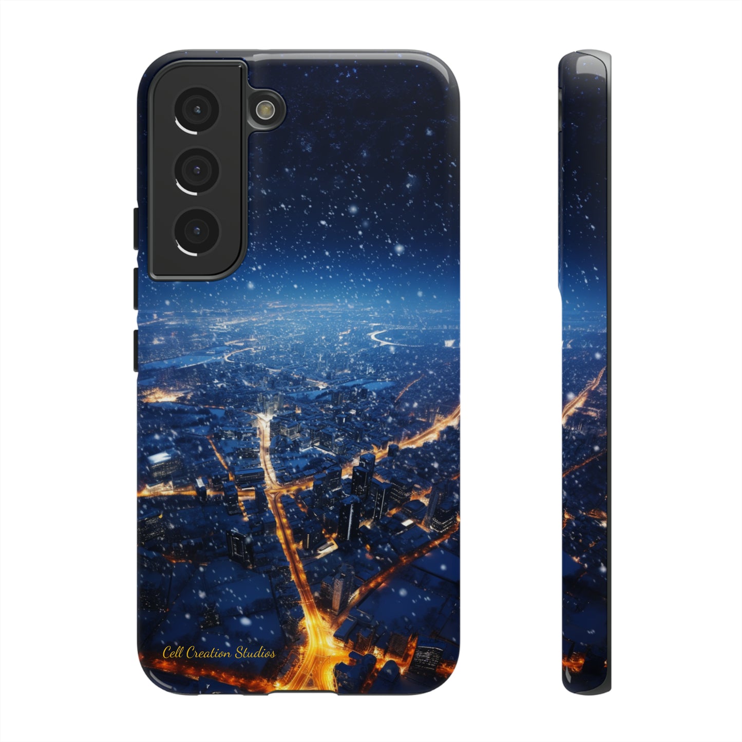 "Urban Snowfall Glow" -Tough Samsung Phone Cases