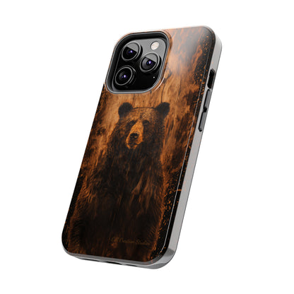 "Bear Wood Grain"-Tough Phone Cases