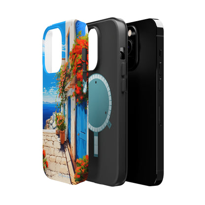 "Mediterranean Bliss Horizon" -MagSafe Tough iPhone Cases