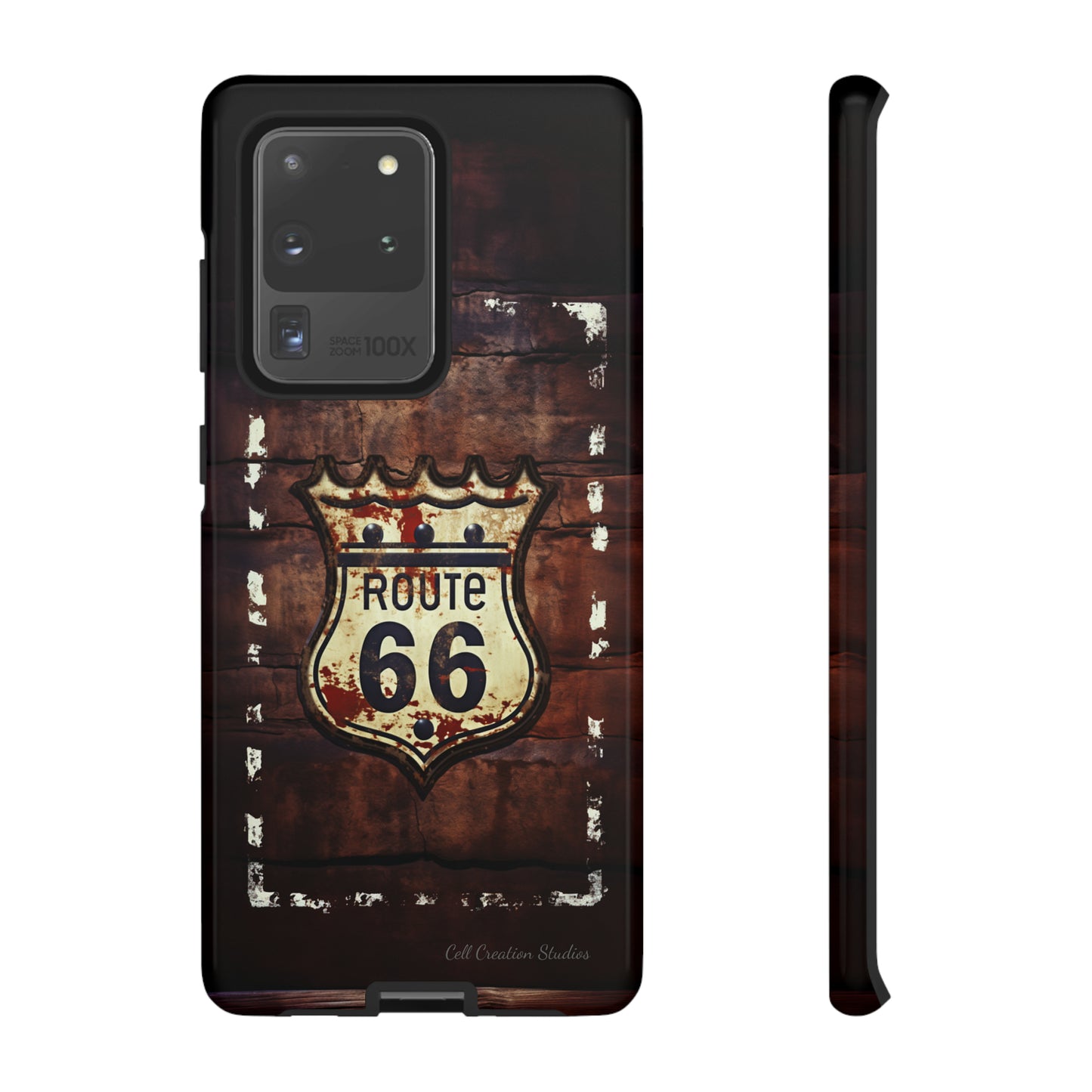 "Retro Route 66" Phone Case -Tough Cases