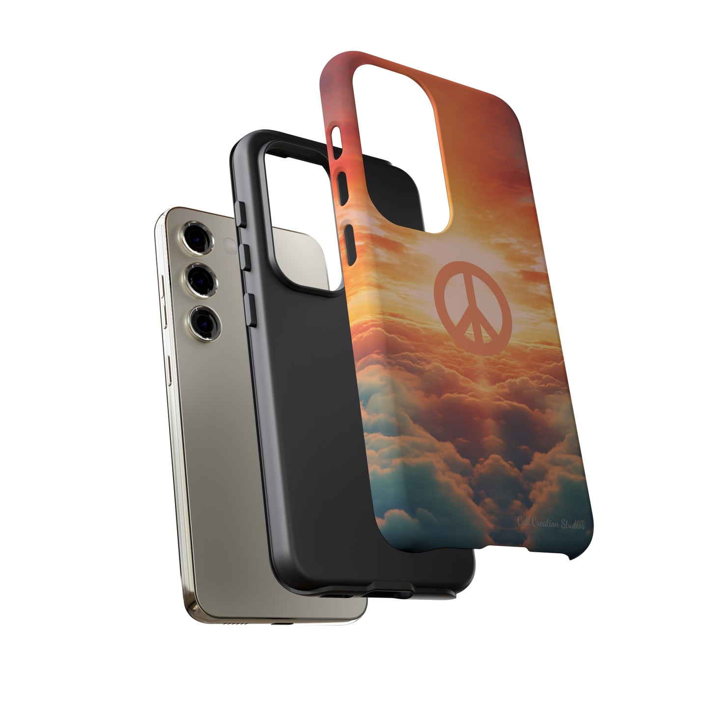 Introducing the "Sky Peace" Cell Phone Case – Carry Tranquility in Your Pocket -Tough Cases