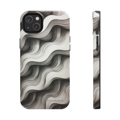 The "Geometric Waves" Cell Phone Case -Tough Phone Cases