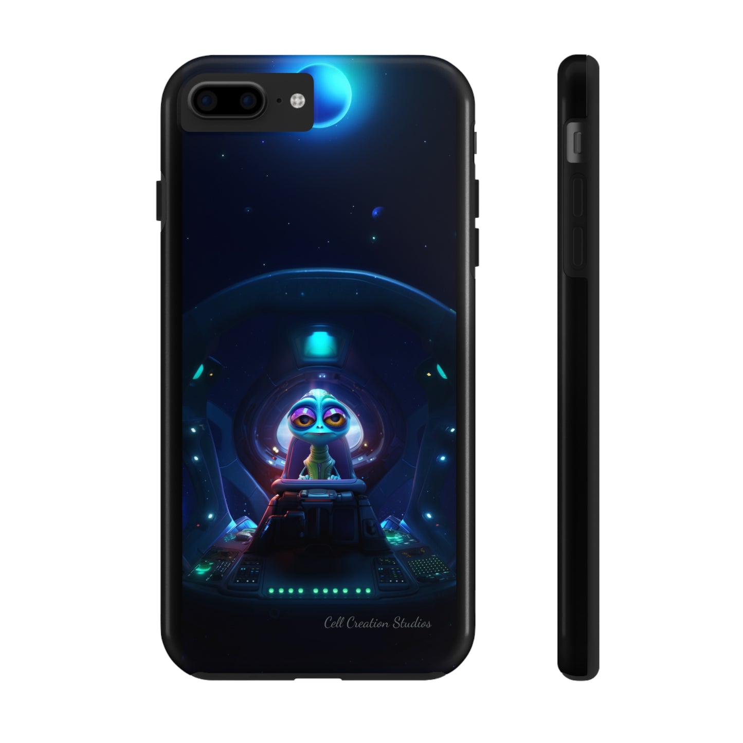 The "Cosmic Cruising Bored Alien" Phone Case-Tough Phone Cases