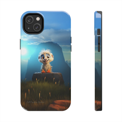 Introducing the "Mountain Explorer Buddy" Cell Phone Case – Embark on Adventures with an Animated Cute Animal -Tough Phone Cases