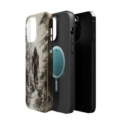 "Bigfoot in the Wilderness" Cell Phone Case – Encounter Bigfoot's Mystery -MagSafe Tough Cases