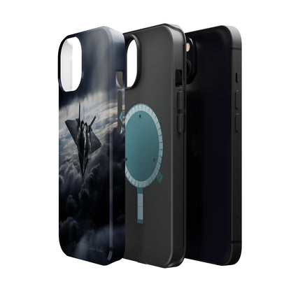 "Stealth Fighter Sky Guardian" Phone Case -MagSafe Tough Cases