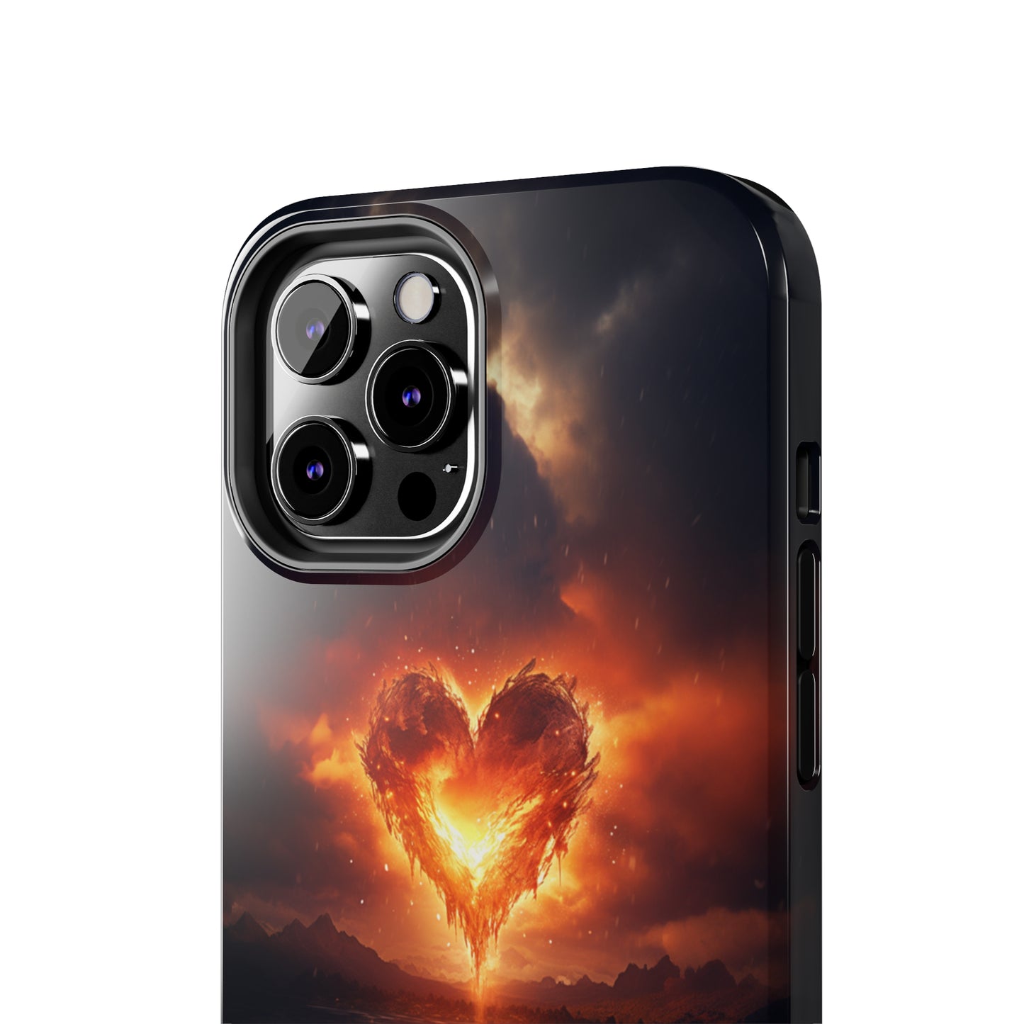 Introducing the "Flaming Heart" Cell Phone Case – Ignite Your Passion! -Tough Phone Cases