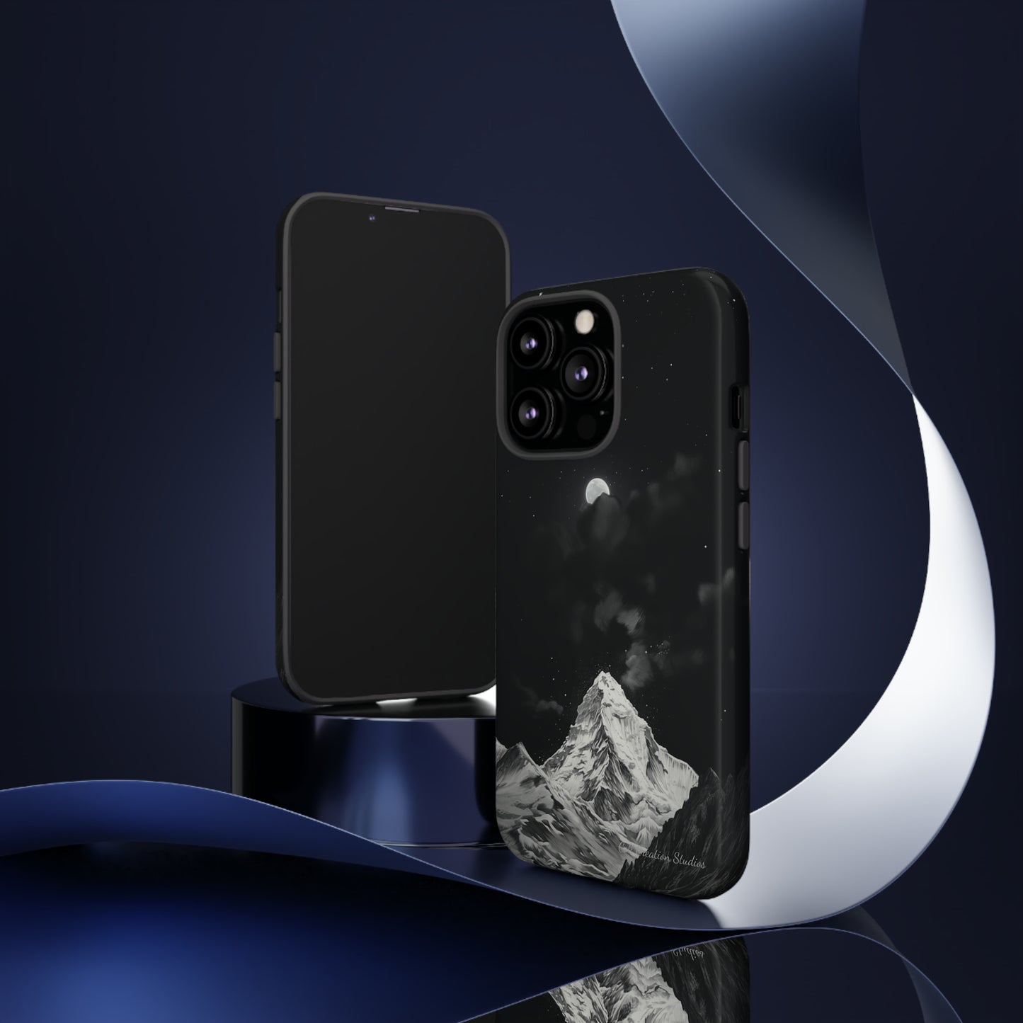 "Moonlit Everest" Phone Case -Tough Cases