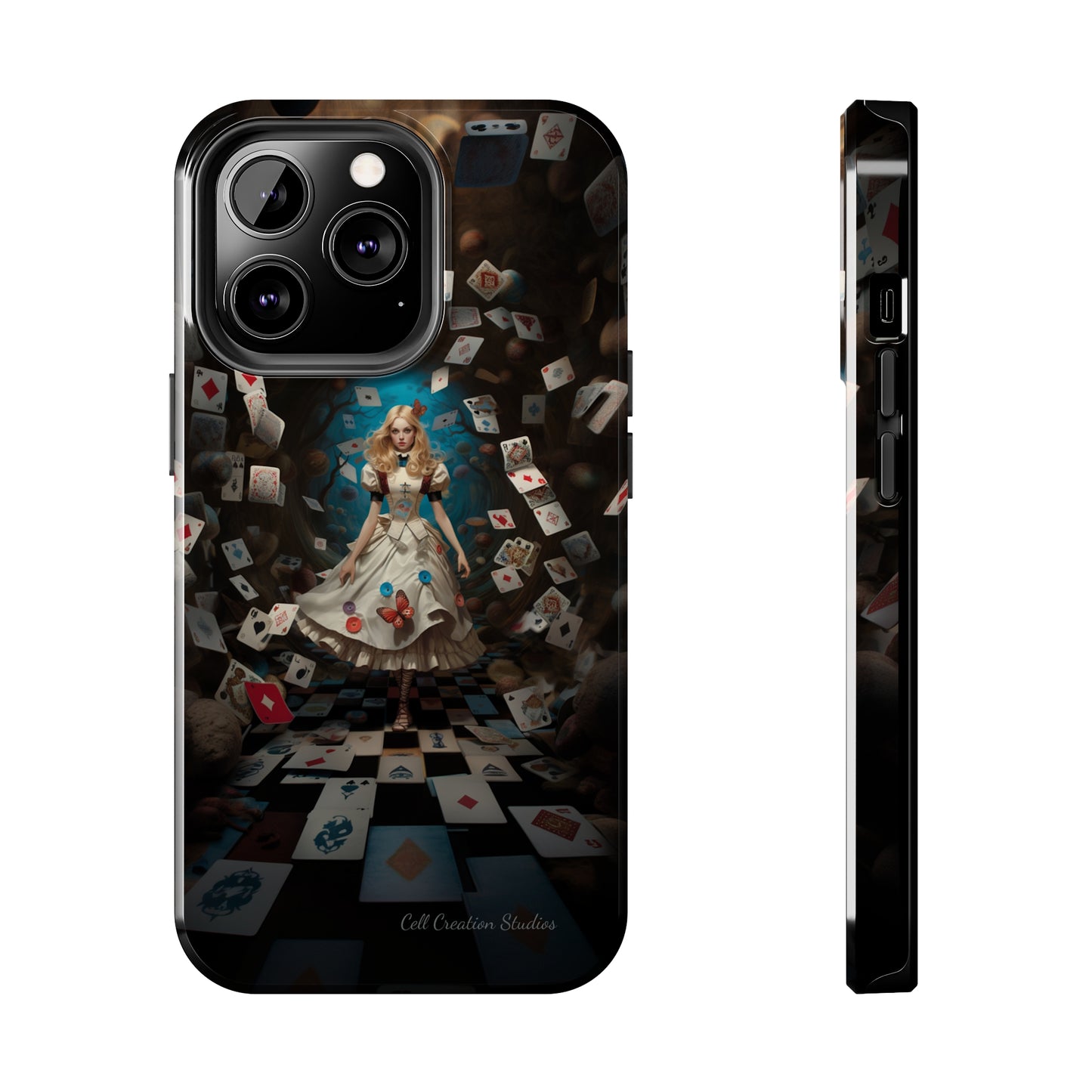 Introducing the "Alice in Wonderland" Cell Phone Case – A Journey Through Imagination -Tough Phone Cases