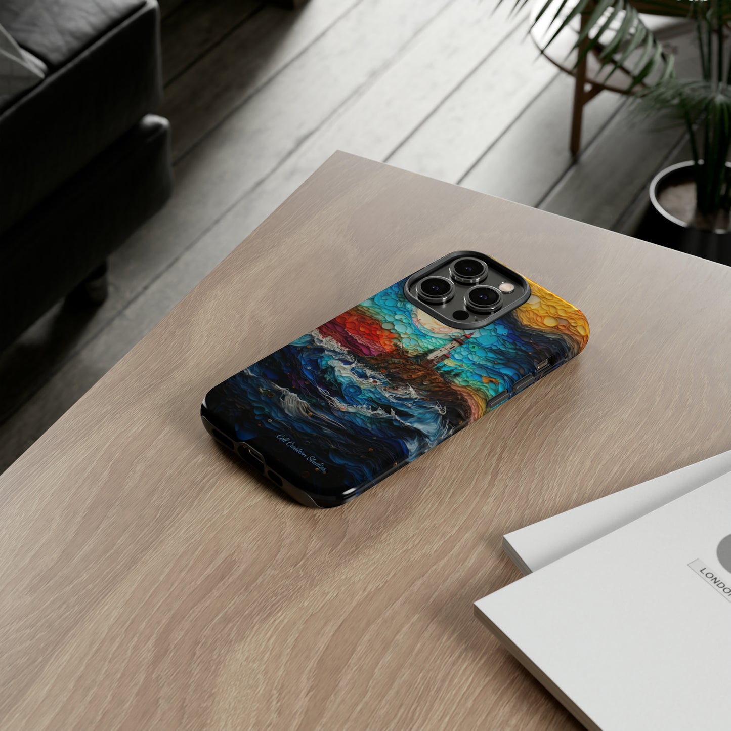 "Coastal Canvas Guardian" -Tough iPhone Cases