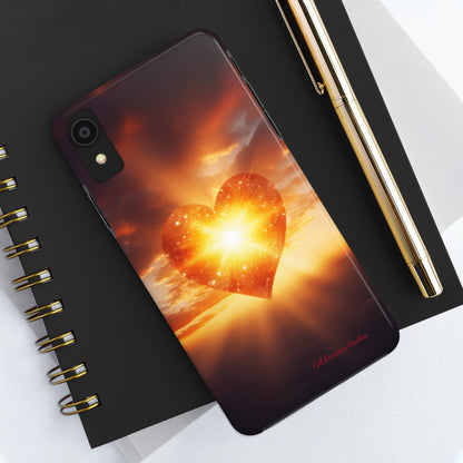 Introducing the "Sunlit Heart" Cell Phone Case – Embrace Love and Radiance -Tough Phone Cases