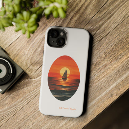 "Sailboat Sunset Serenity" -MagSafe Tough iPhone Cases