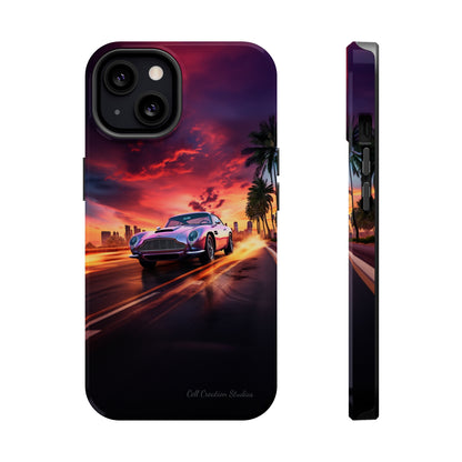 "Silver Aston Martin Racing" -MagSafe Tough iPhone Cases