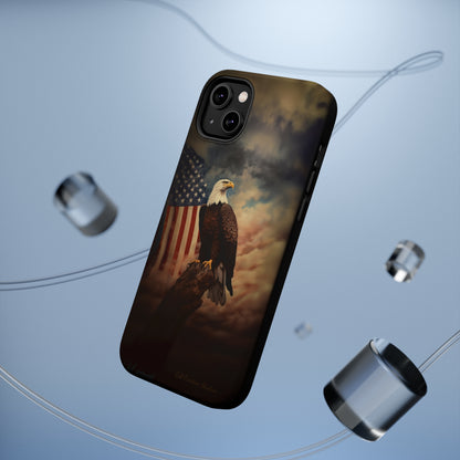 Introducing the "Patriot's Pride" Cell Phone Case – Soar with the American Eagle in Style -MagSafe Tough Cases