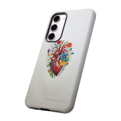 "Floral Heart Harmony" -Tough Samsung Cases