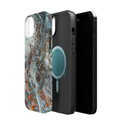 "3D Liquid Splash" -MagSafe Tough iPhone Cases