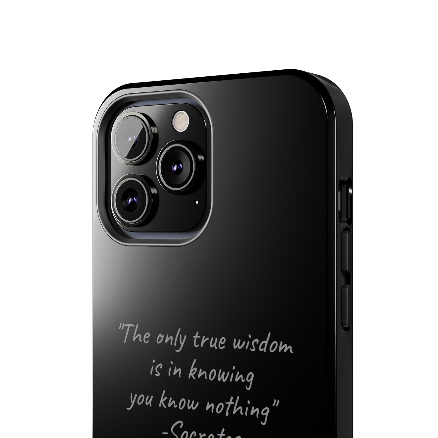 The "Socrates' Wisdom" Quote Phone Case -Tough Phone Cases