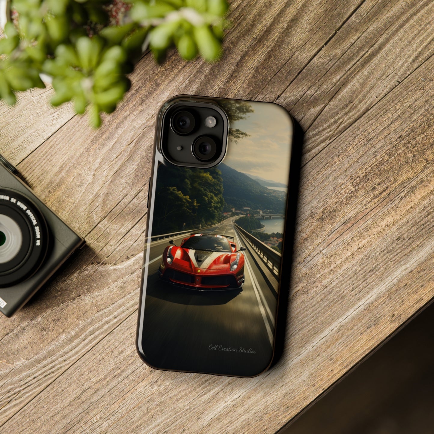 "Tropical Thrill Ferrari Edition" -MagSafe Tough iPhone Cases