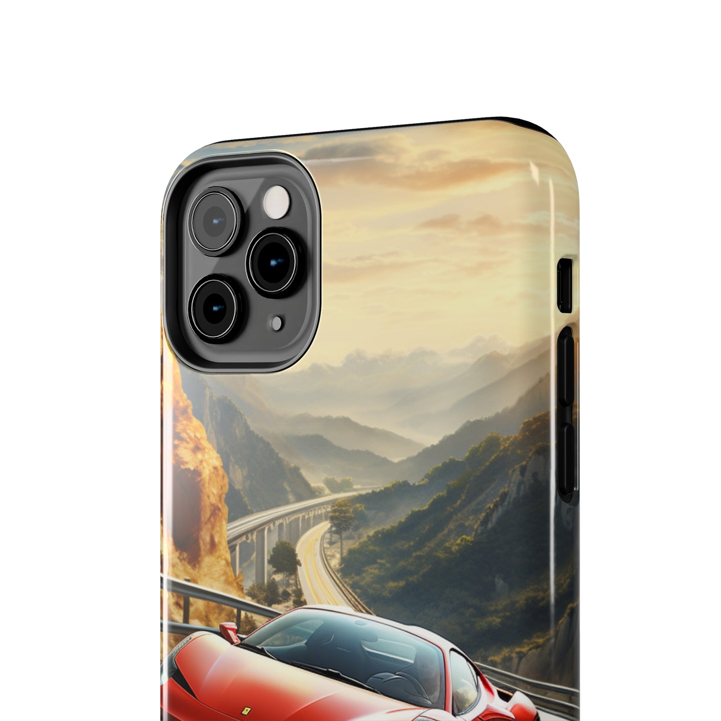 "Mountain Majesty Ferrari Edition" -Tough iPhone Cases