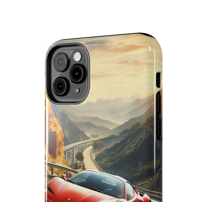 "Mountain Majesty Ferrari Edition" -Tough iPhone Cases