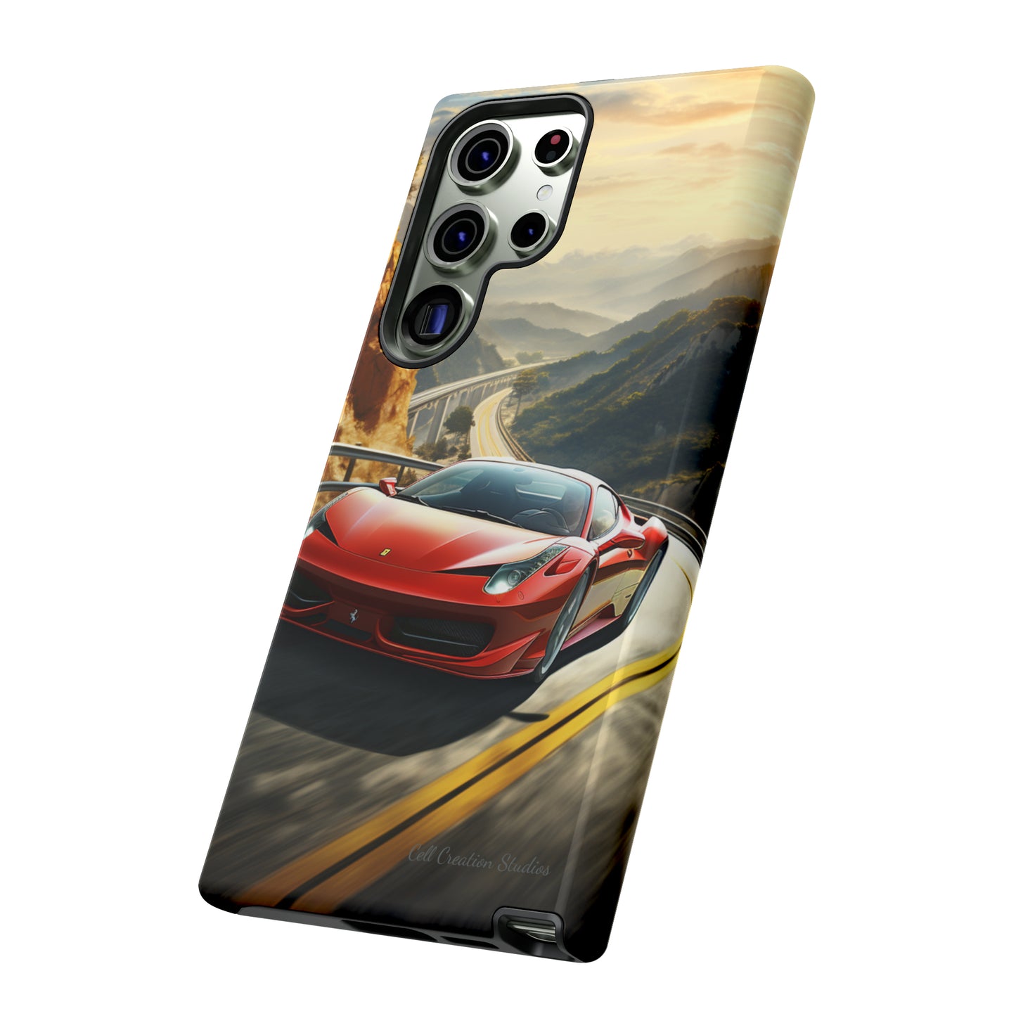 "Mountain Majesty Ferrari Edition" -Tough Samsung Phone Cases