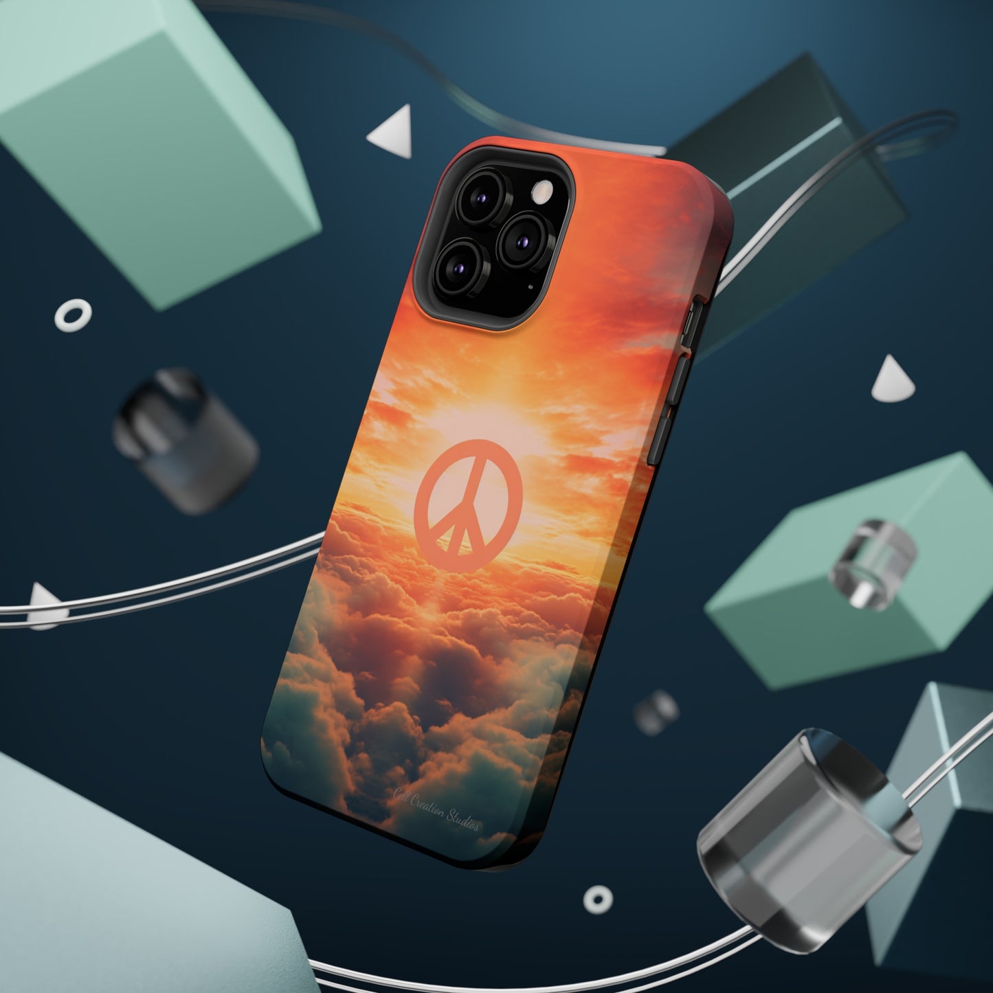 Introducing the "Sky Peace" Cell Phone Case – Carry Tranquility in Your Pocket -MagSafe Tough Cases