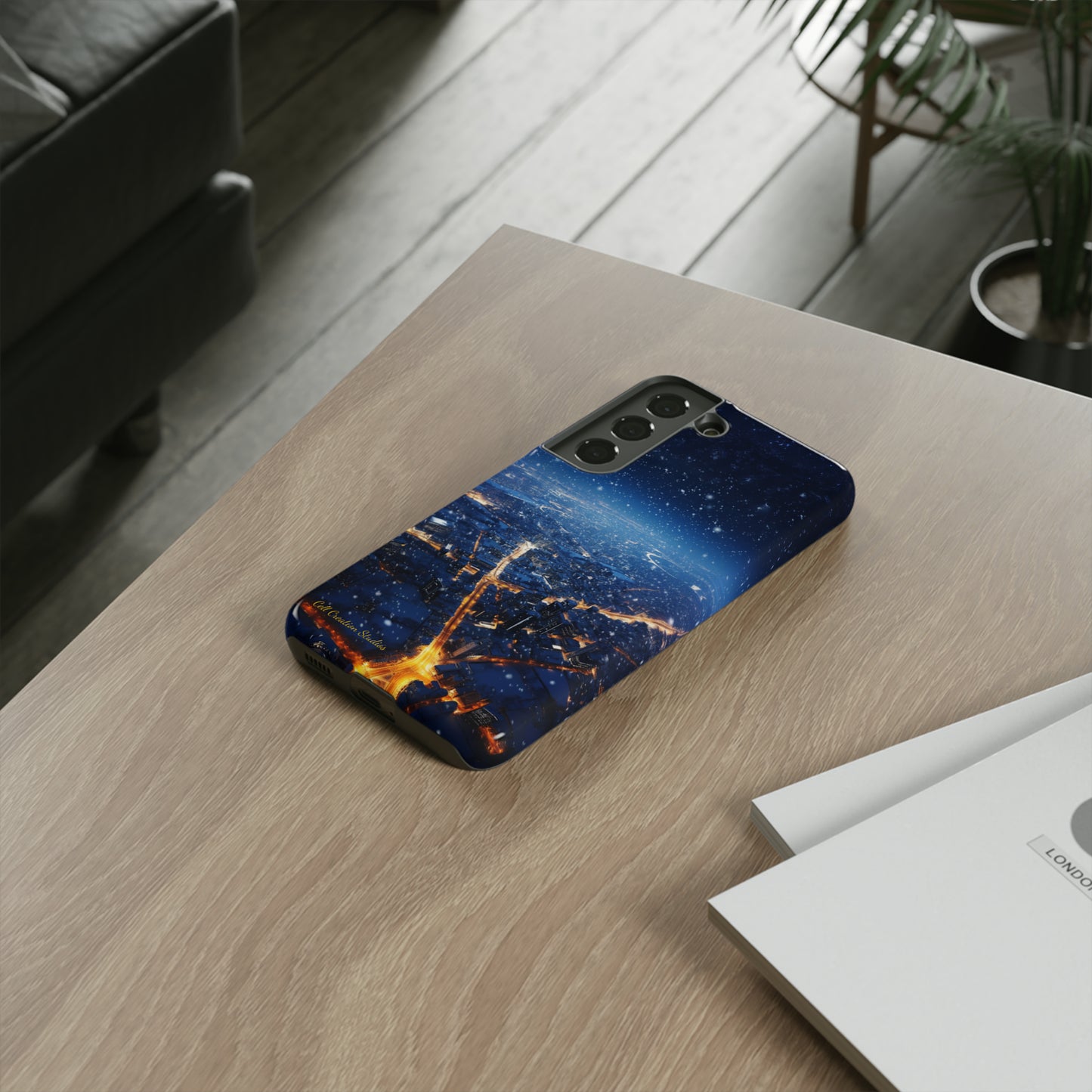 "Urban Snowfall Glow" -Tough Samsung Phone Cases