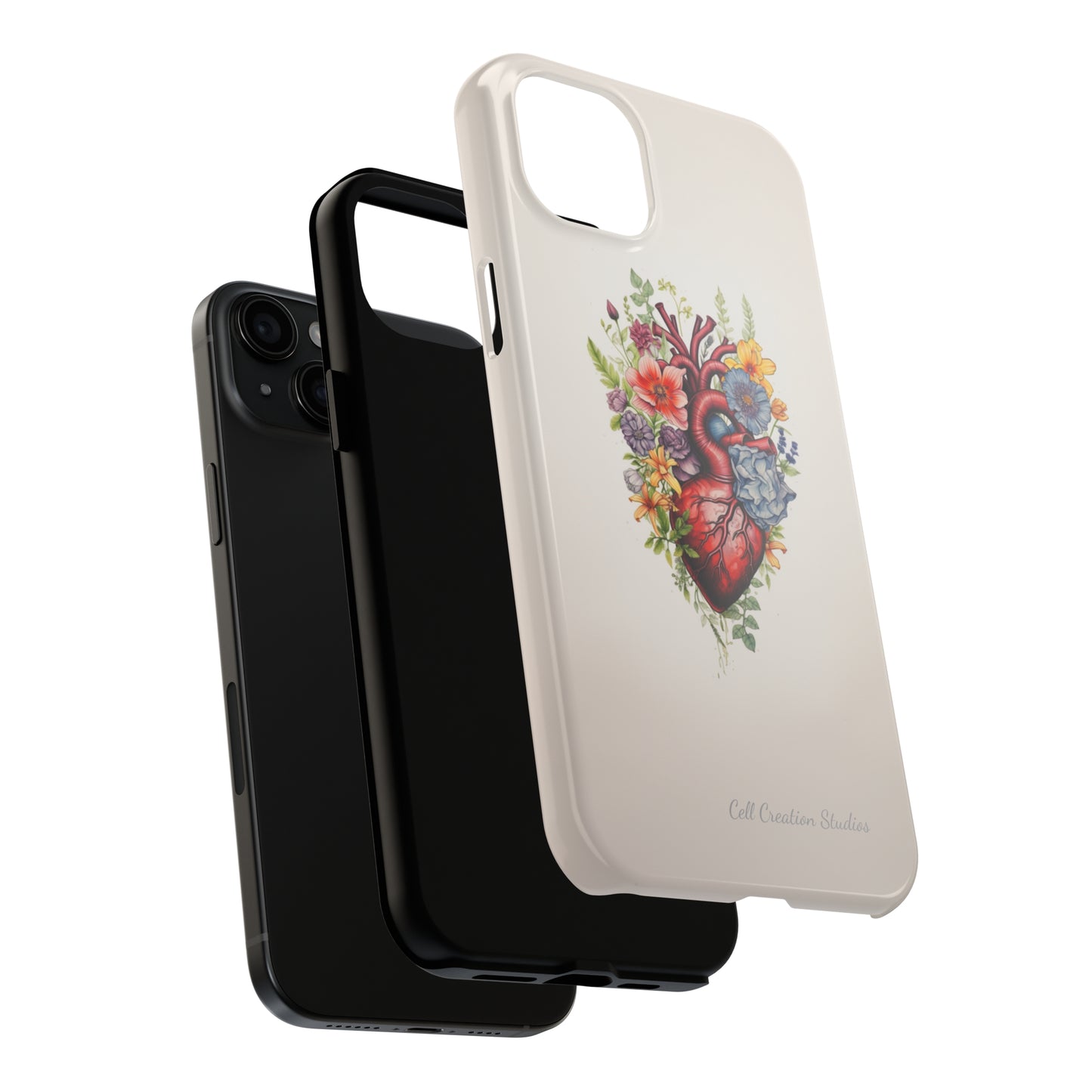 "Blooming Hearts" -Tough iPhone Cases