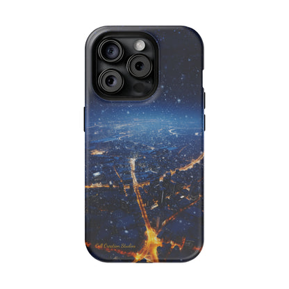 "Urban Snowfall Glow" -MagSafe Tough iPhone Cases