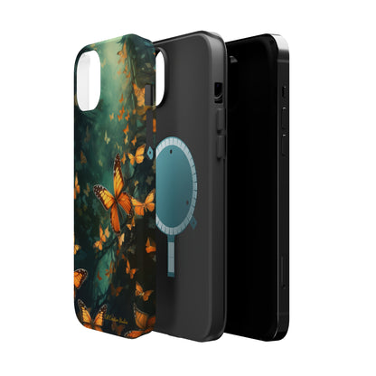 Introducing the "Butterfly Symphony" Cell Phone Case – Embrace the Dance of Nature! -MagSafe Tough Cases