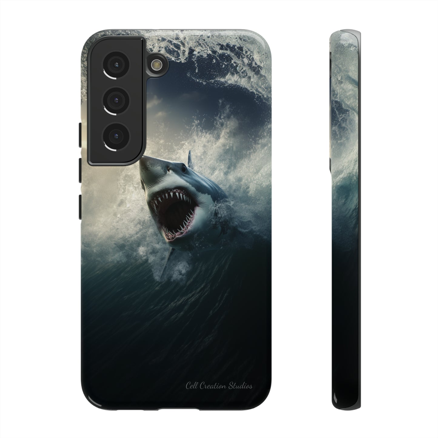 The "Ocean King Great White Shark" Phone Case -Tough Cases