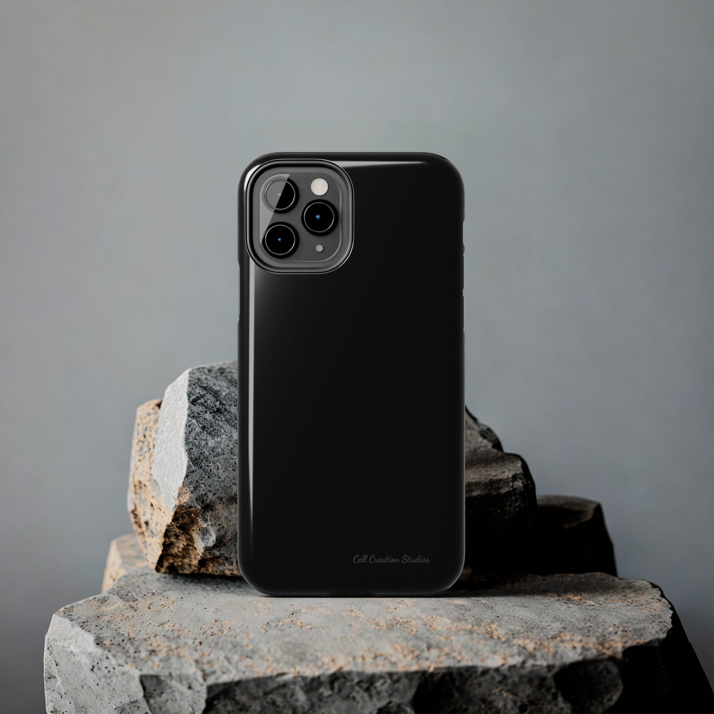 "Stealth Black Defender" -Tough iPhone Cases