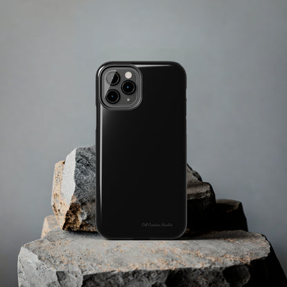 "Stealth Black Defender" -Tough iPhone Cases