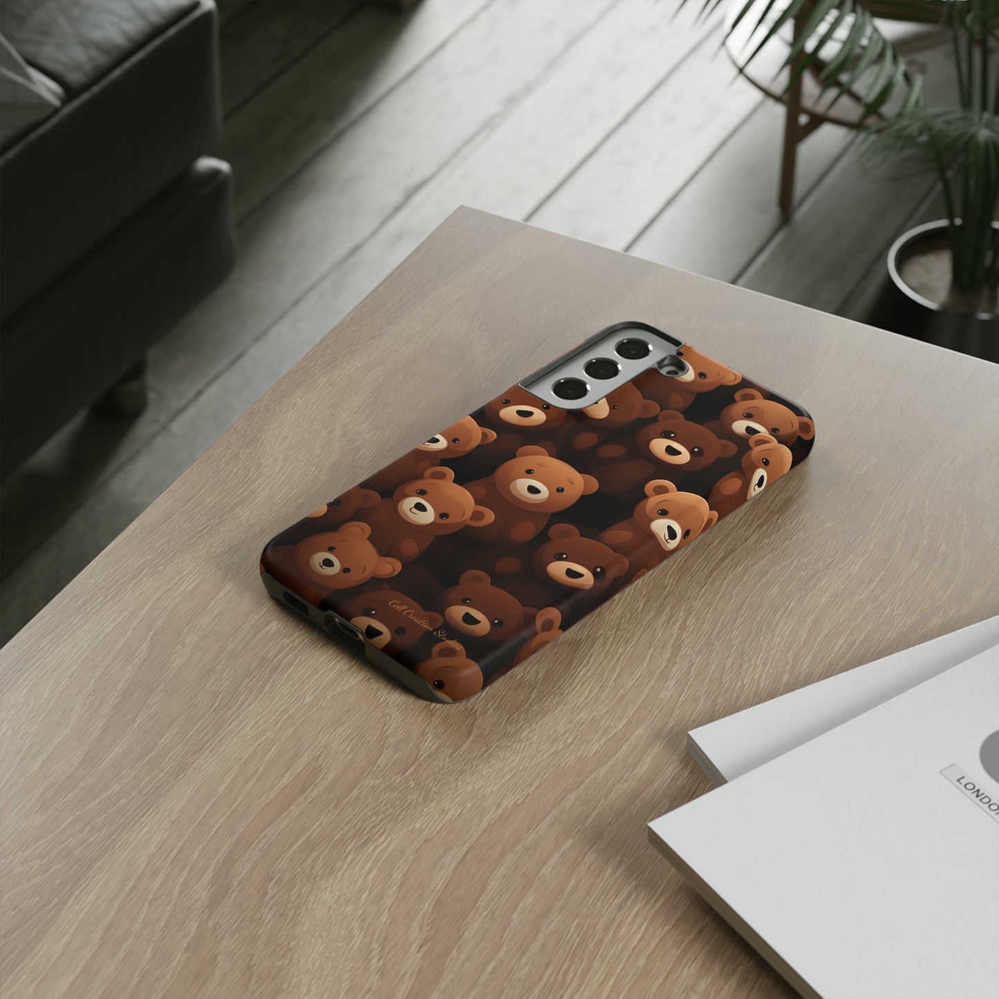 "Bear Hug Haven" -Tough Phone Cases