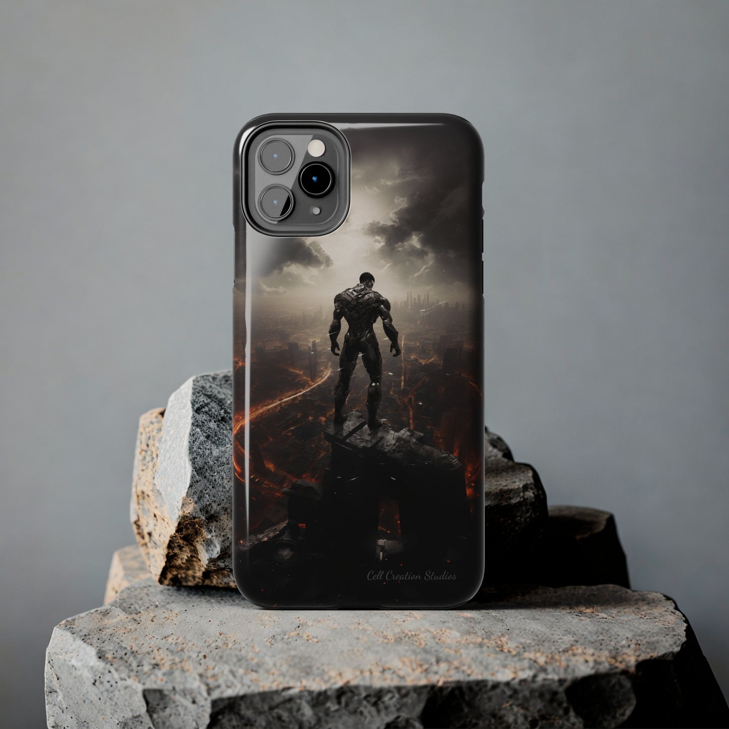 Introducing the "Cyber Guardian" Cell Phone Case – Embrace Futuristic Heroism -Tough Phone Cases