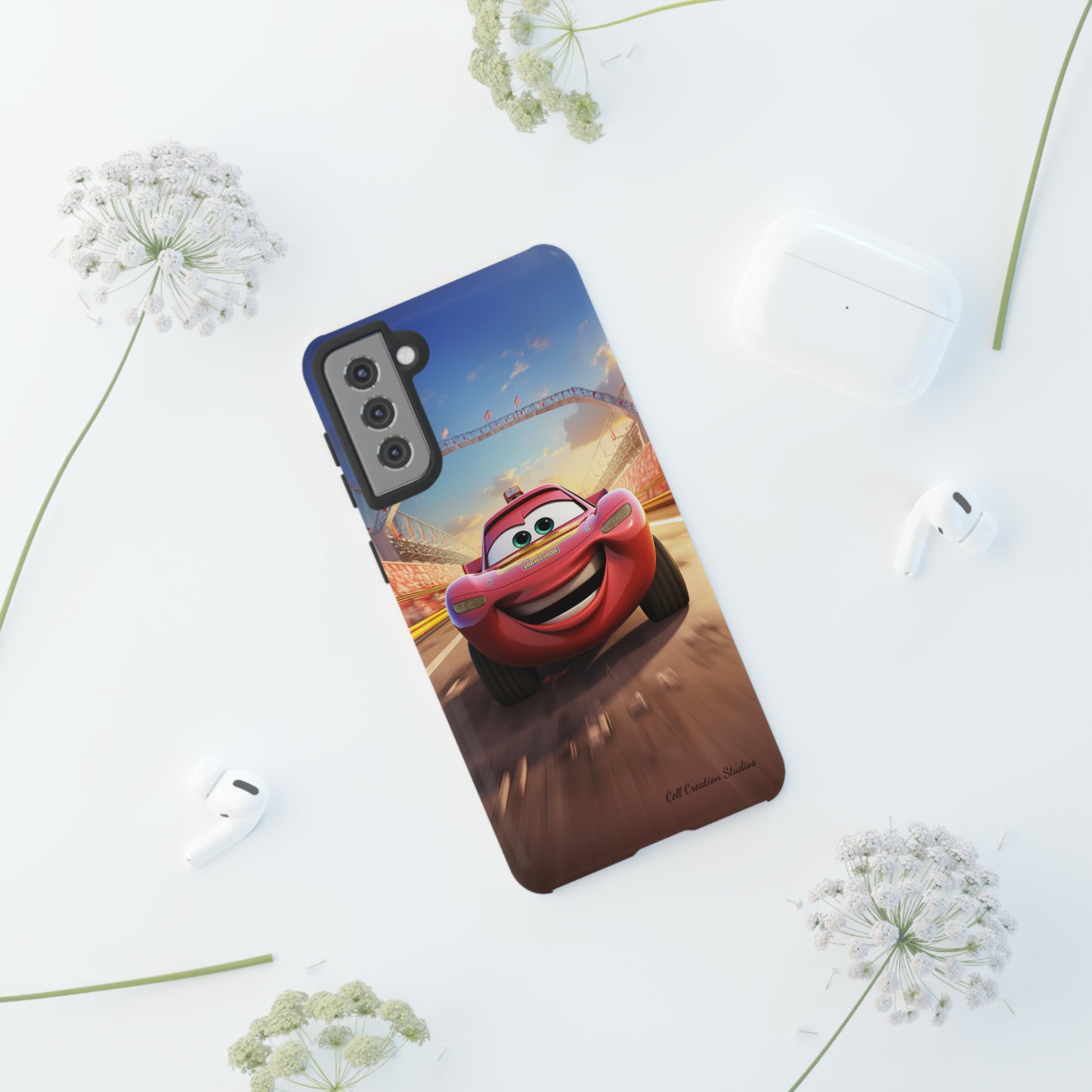 The "Smiling Red Racer" Phone Case -Tough Cases