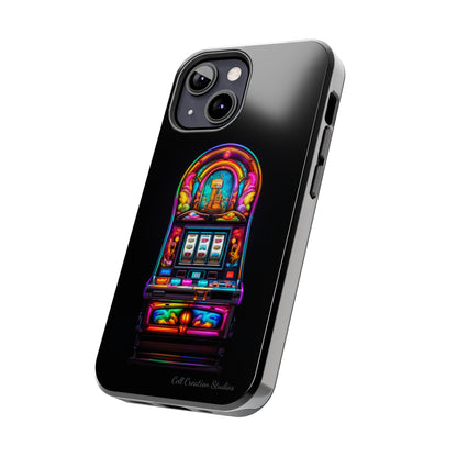 Introducing the "Vibrant Slot Frenzy" Cell Phone Case – Experience the Thrill of Colors and Luck -Tough Phone Cases