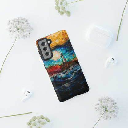 "Coastal Canvas Guardian" -Tough Samsung Phone Cases