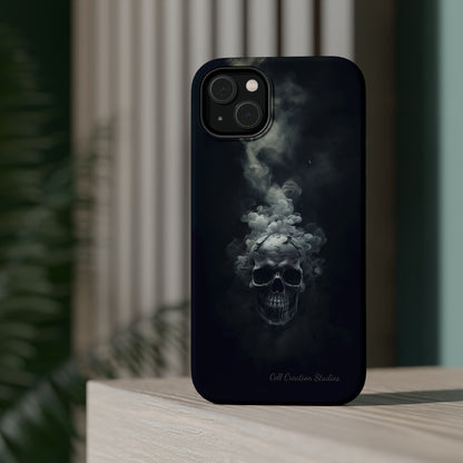 "Ethereal Skull Noir" -MagSafe Tough iPhone Cases