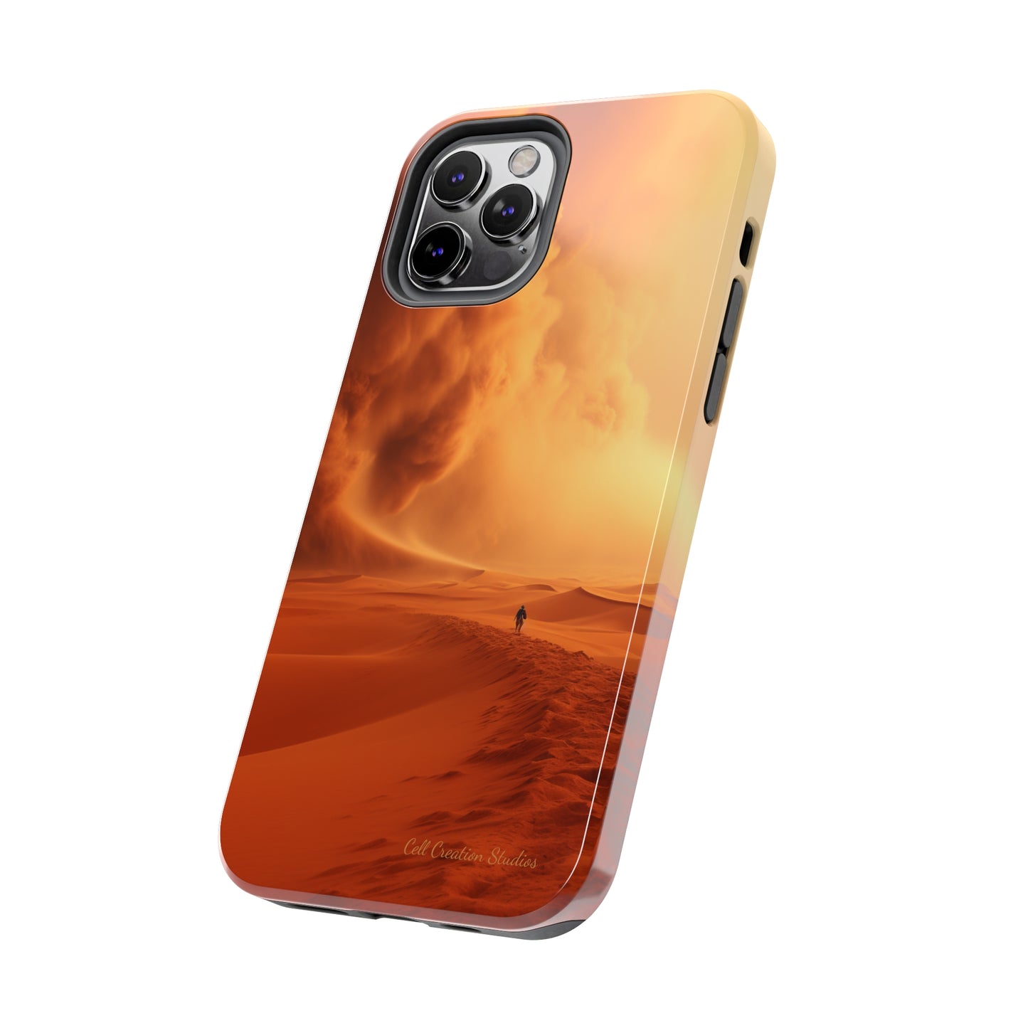 Introducing the "Desert Wanderer" Cell Phone Case – Embark on a Journey through Sand and Storm -Tough Phone Cases