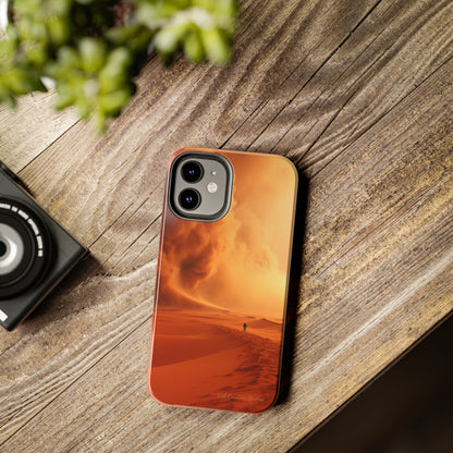 Introducing the "Desert Wanderer" Cell Phone Case – Embark on a Journey through Sand and Storm -Tough Phone Cases