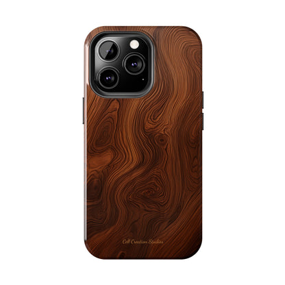 Introducing the "Natural Woodgrain" Cell Phone Case – Embrace Organic Beauty with Wood Pattern Design -Tough Phone Cases