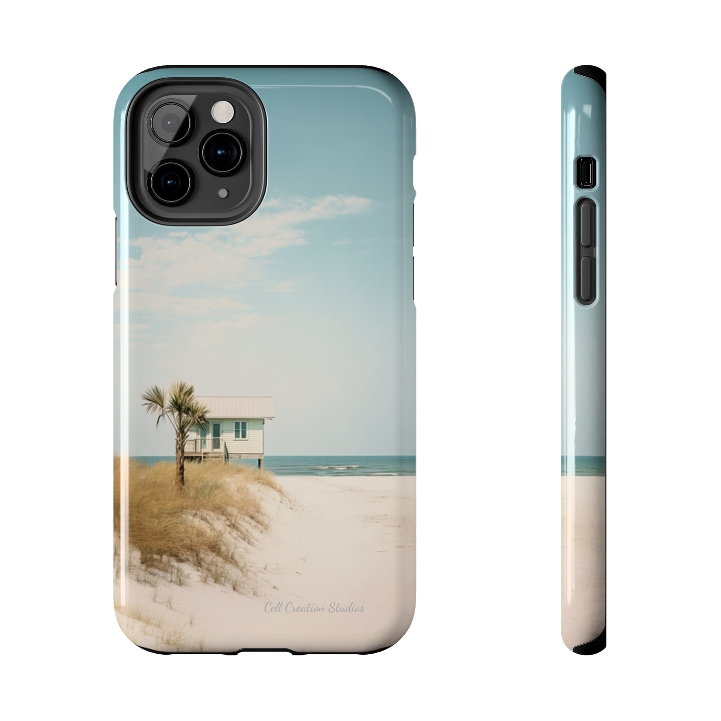 "Seaside Haven" -Tough iPhone Cases