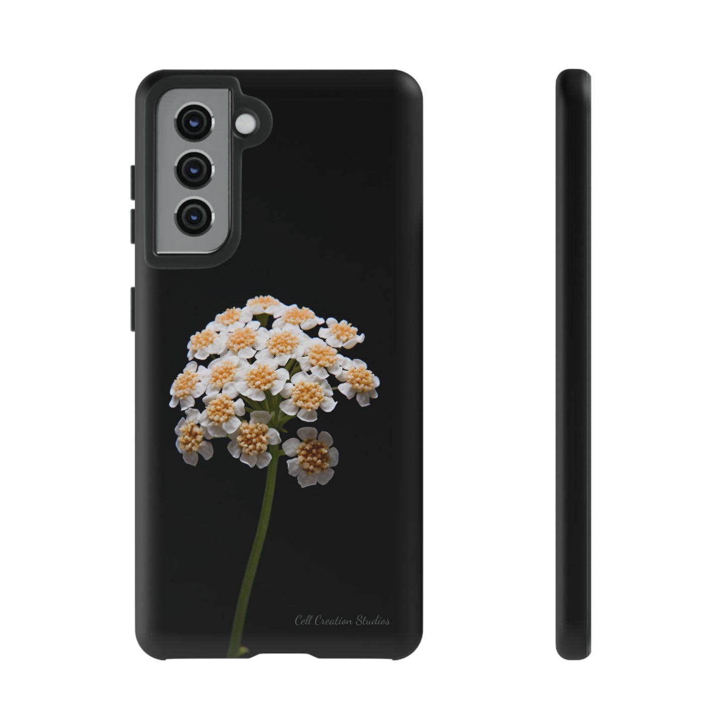 "Elegant Yarrow Bloom" -Tough Samsung Phone Cases