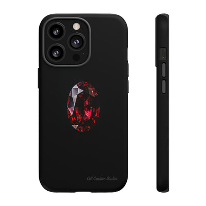 "Ruby Radiance" Phone Case -Tough Cases